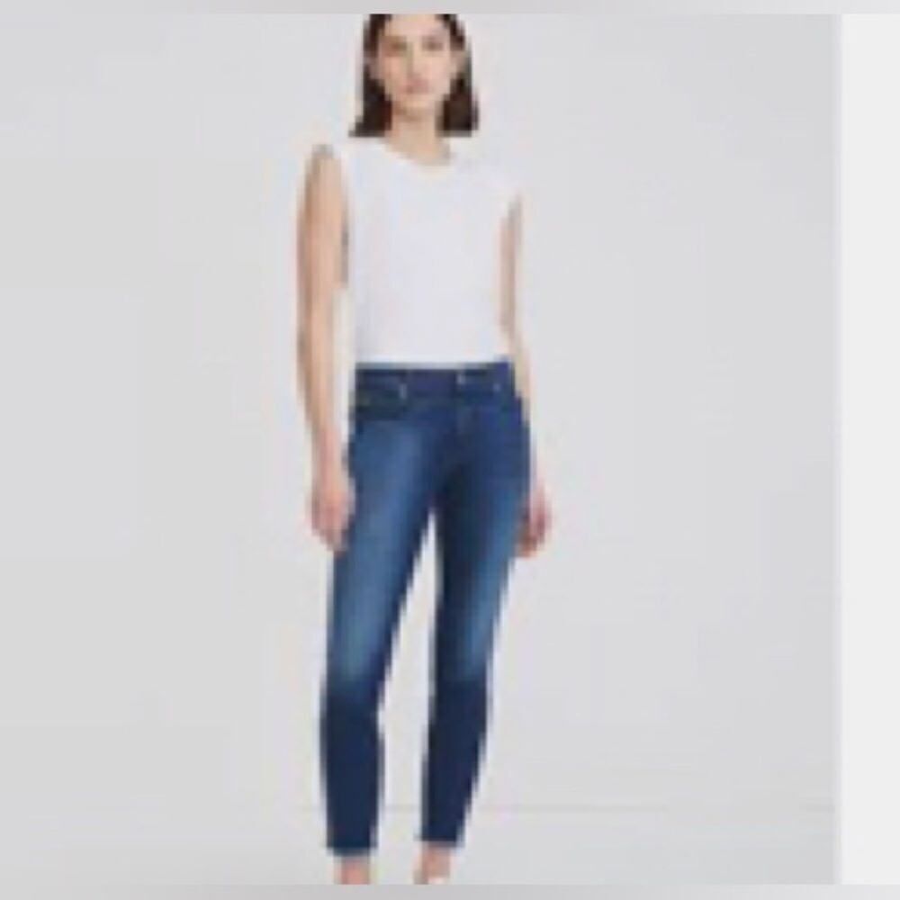 Womens 7 for all mankind the ankle skinny size 26 EUC see Video